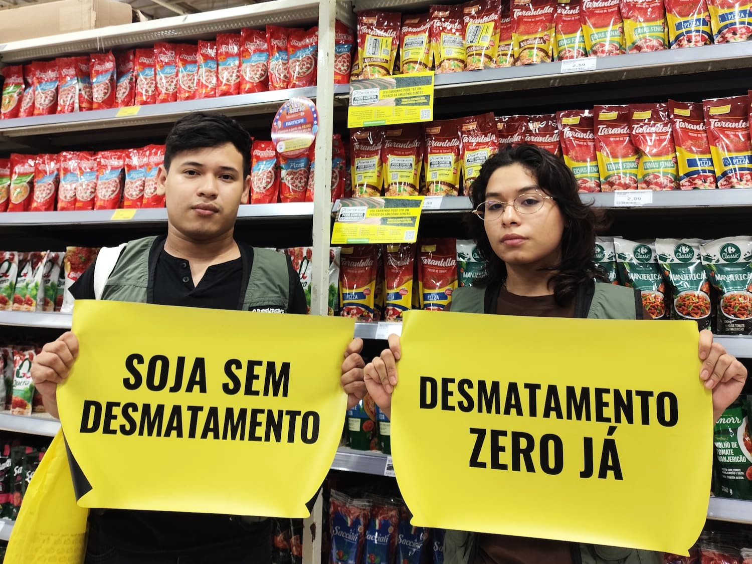 Qual a relação dos produtos que contém soja com o desmatamento na Amazônia?